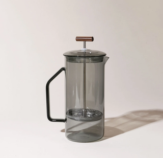 YIELD Grey Glass French Press - La Gent Thoughtful Gifts